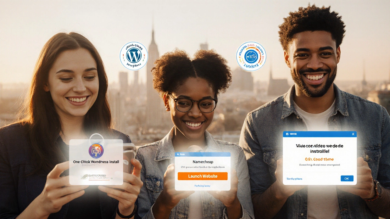 Люди из разных стран запускают сайты через Namecheap с одним кликом и мгновенной загрузкой.
