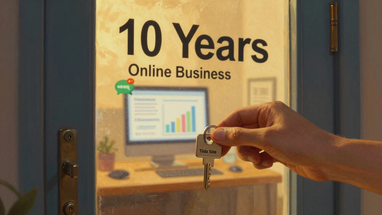 Ключ от сайта на Tilda, открывающий дверь к 10 годам успешного бизнеса