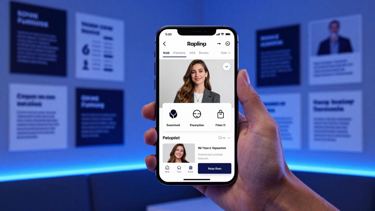Мобильный экран с кастомным интернет-магазином в руках владельца, фон — метрики успеха и клиентские отзывы.