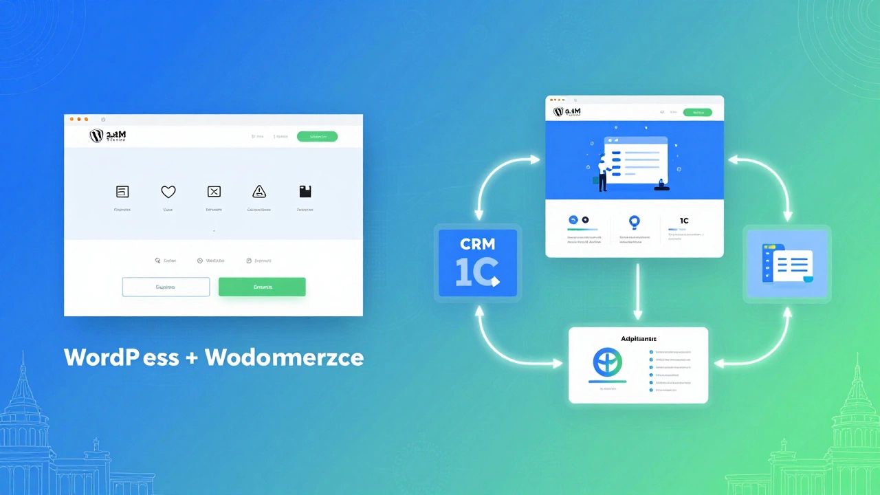Схема роста интернет-магазина: от простой платформы к сложной системе с интеграциями и аналитикой.