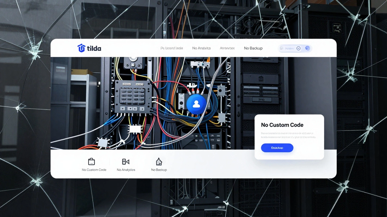 Почему не надо делать сайт на Тильде: реальные ограничения для бизнеса