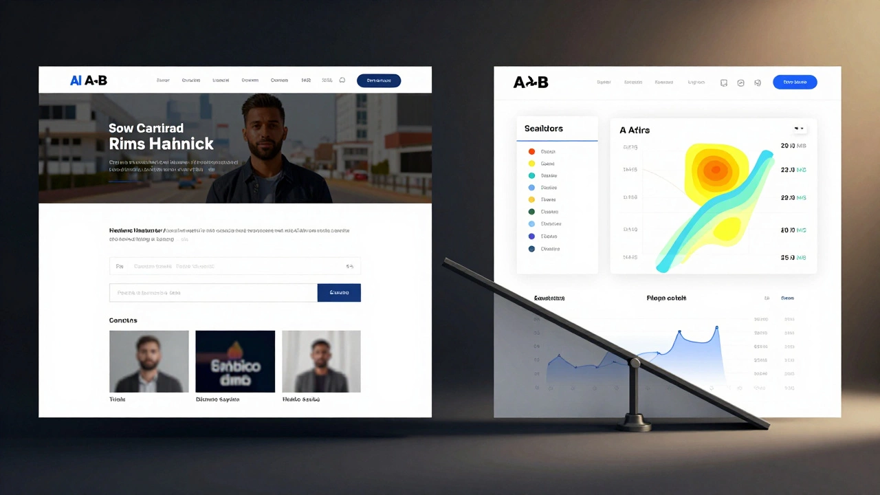 Сравнение дешевого и профессионального лендинга: слева — низкое качество, справа — адаптивный дизайн с аналитикой