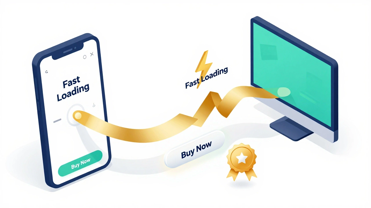 Изометрическая иллюстрация удобного пользовательского пути от смартфона к покупке