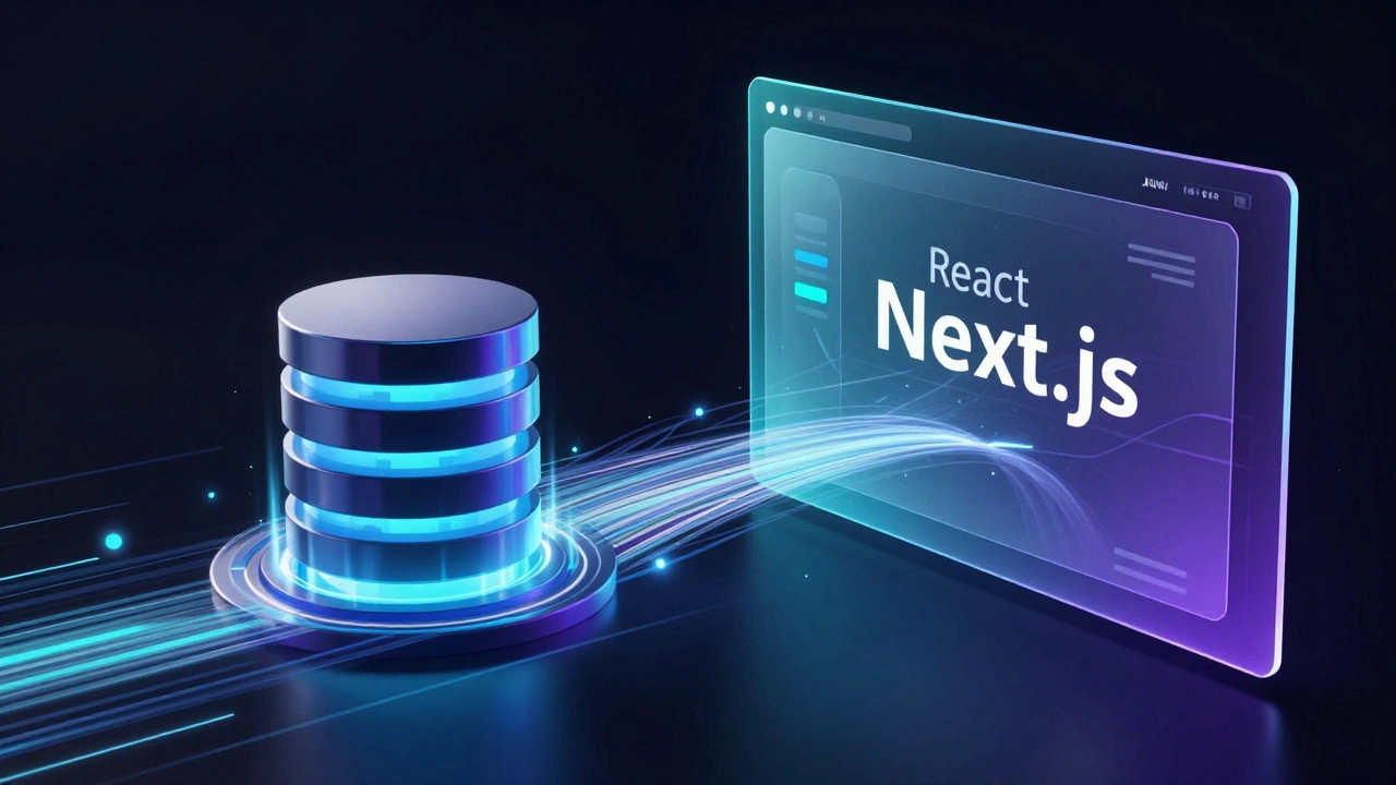 Абстрактная визуализация headless-архитектуры и потоков данных в React