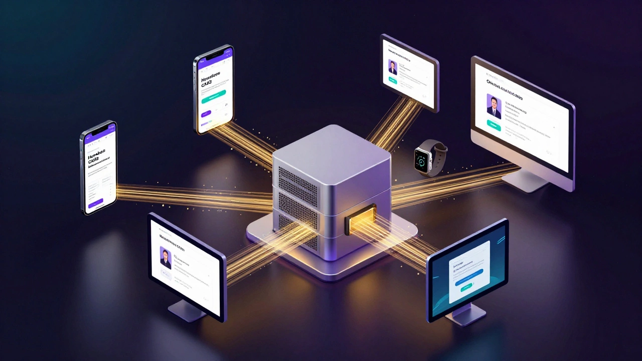 Архитектура Headless CMS с распределением контента