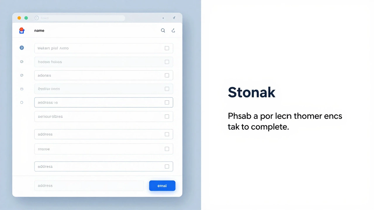 Comparison of complex vs simplified web forms for better user experience